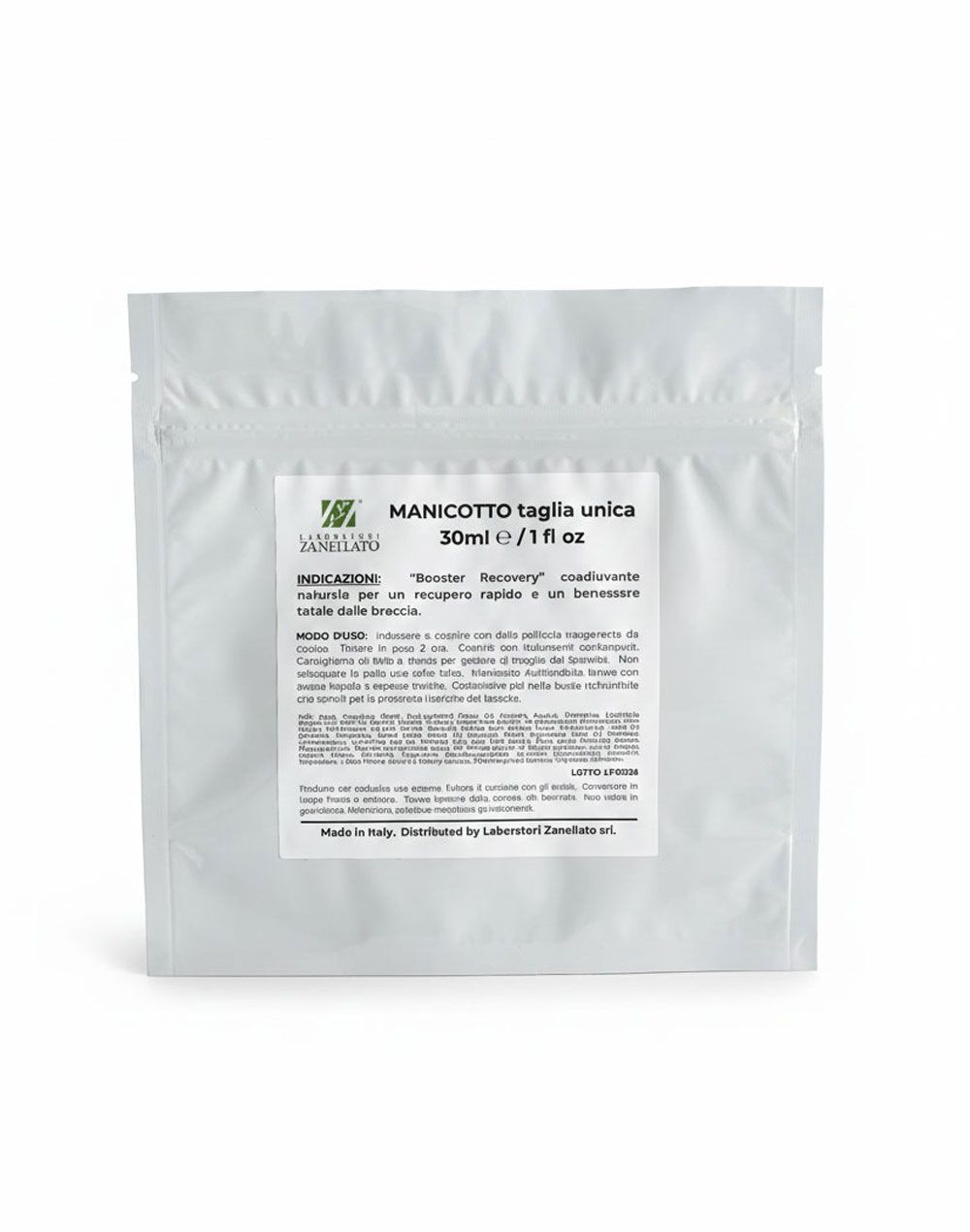 Booster Recovery Manicotto. Trattamento Braccia