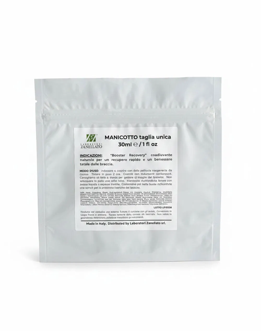 Booster Recovery Manicotto. Trattamento Braccia